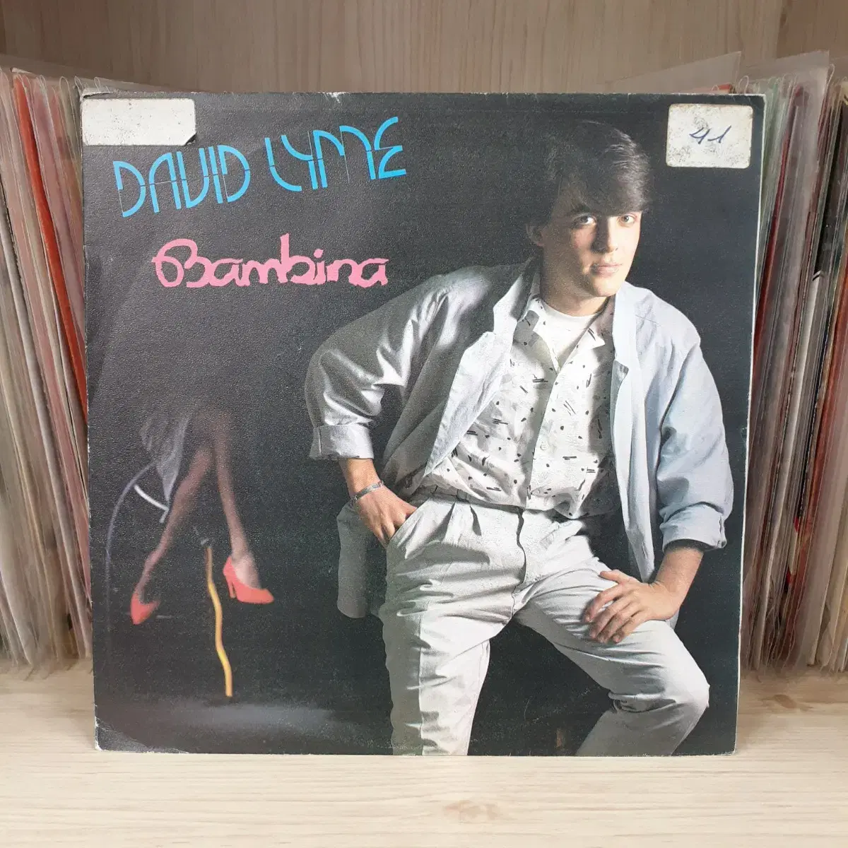 7인치 LP 유로댄스 DAVID LYME - BAMBINA 스페인반